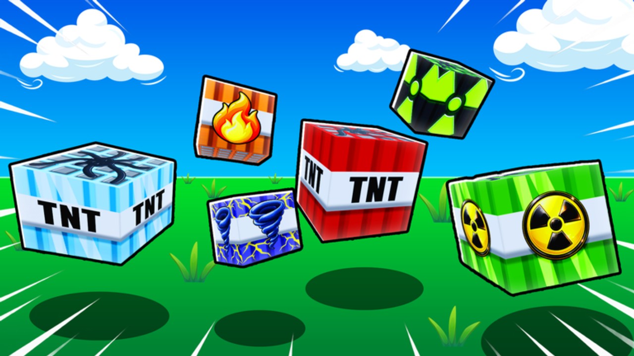 Roblox +1 TNT Mining lobby with TNT shop and upgrade stations